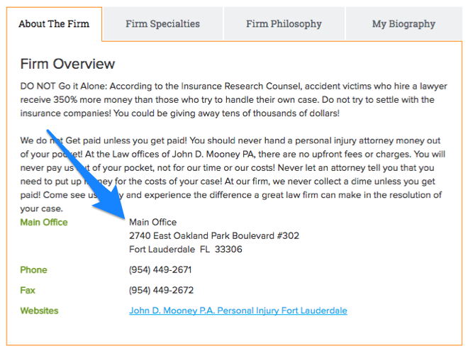 改善 nolo 律師檔案