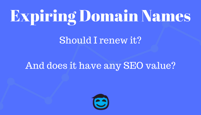 Renouveler les noms de domaine expirant pour une valeur SEO