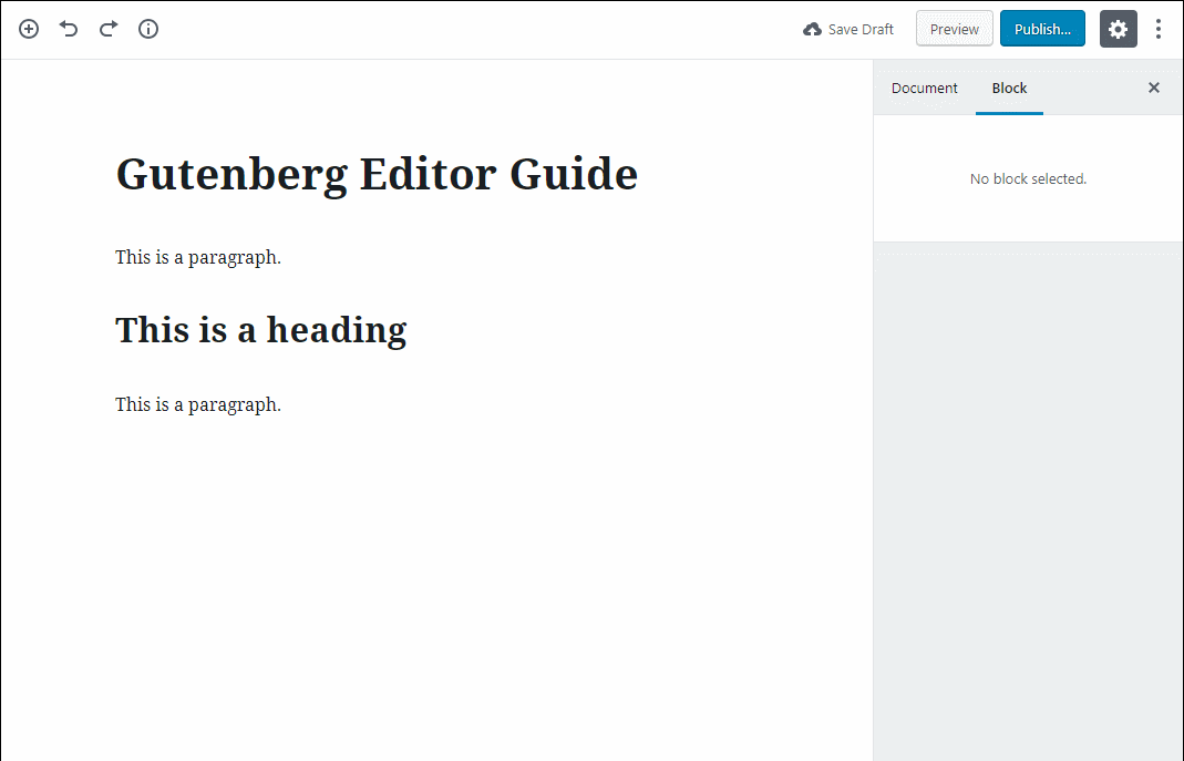 古腾堡编辑器教程基础 6 1