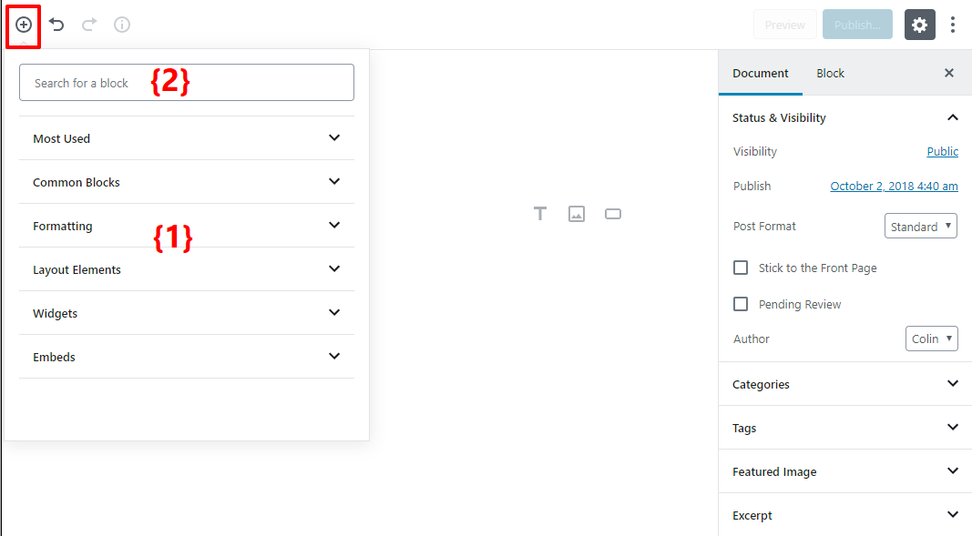 古腾堡编辑器教程基础 0 1 1