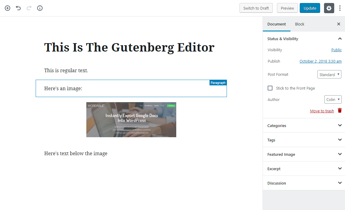 古腾堡编辑器指南 2 古腾堡编辑器 1