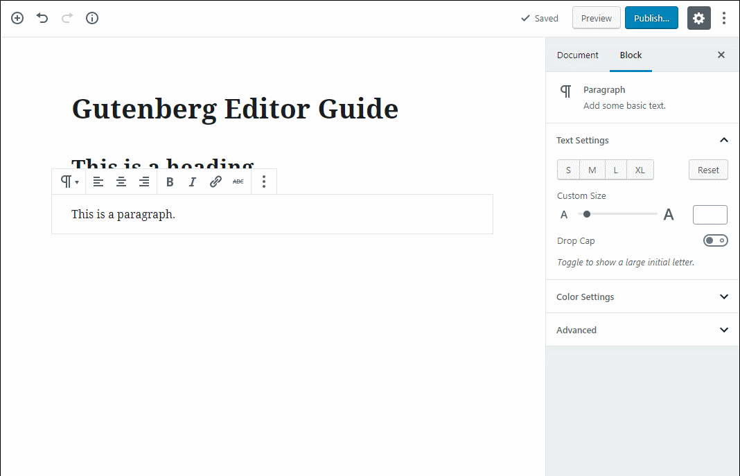 古腾堡编辑器教程基础 15 1