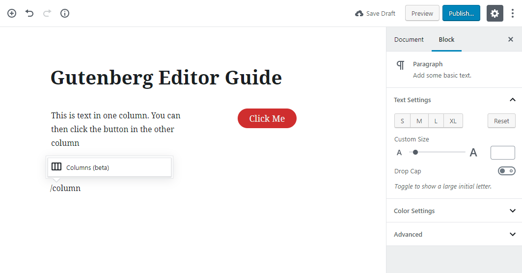 古腾堡编辑器教程基础 20