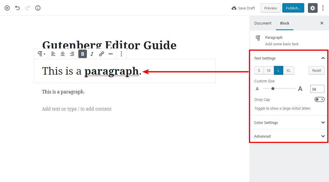 古腾堡编辑器教程基础 3 1