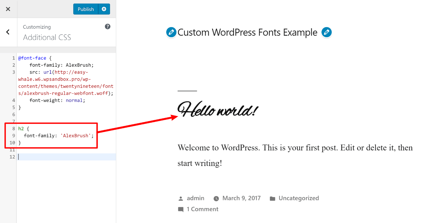 шрифты wordpress 18