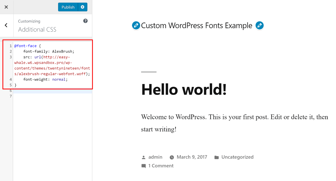 шрифты wordpress 17