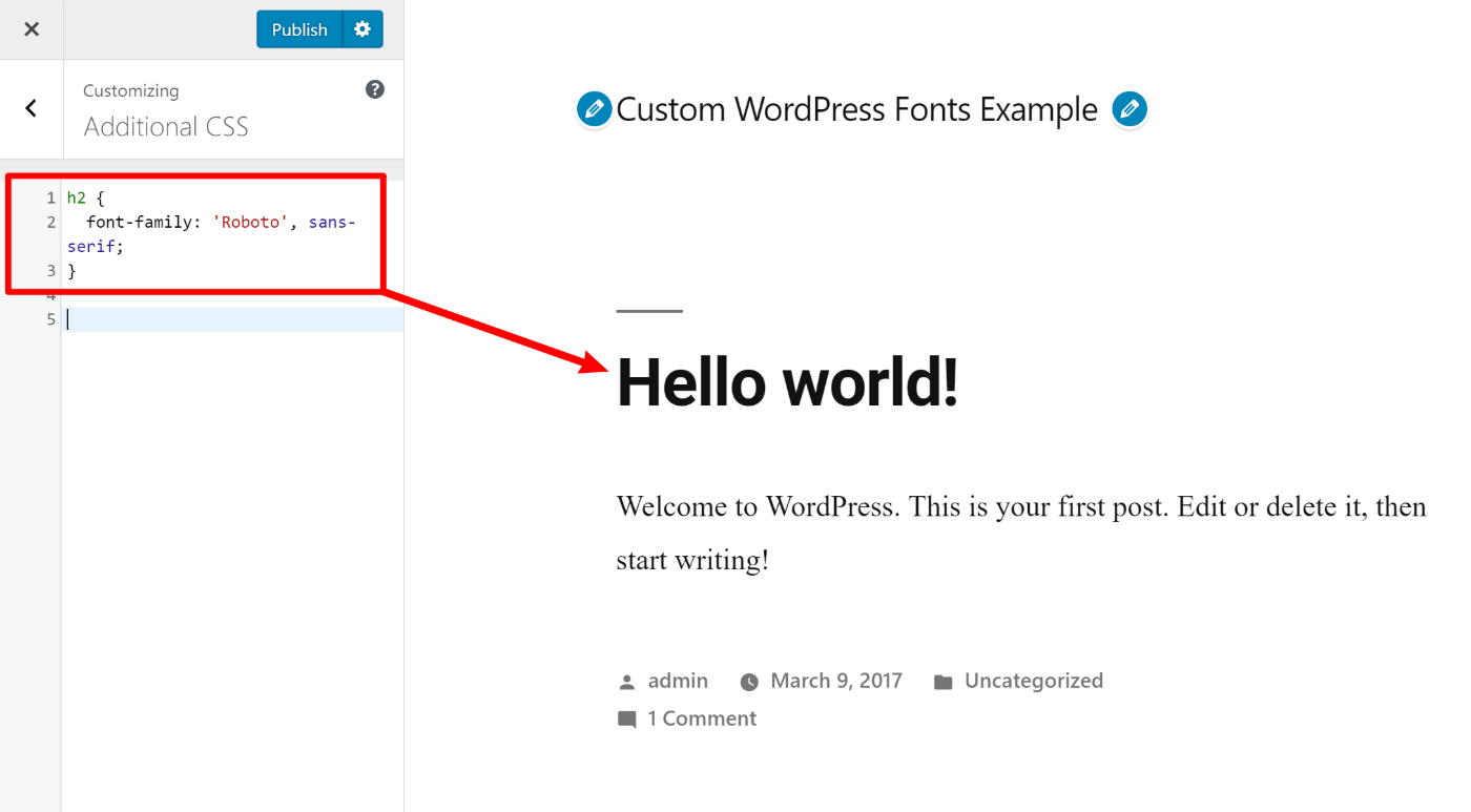 шрифты wordpress 10