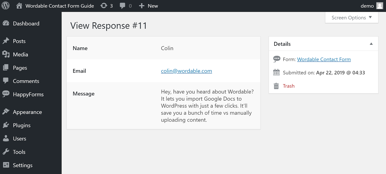 formularz kontaktowy wordpress 14