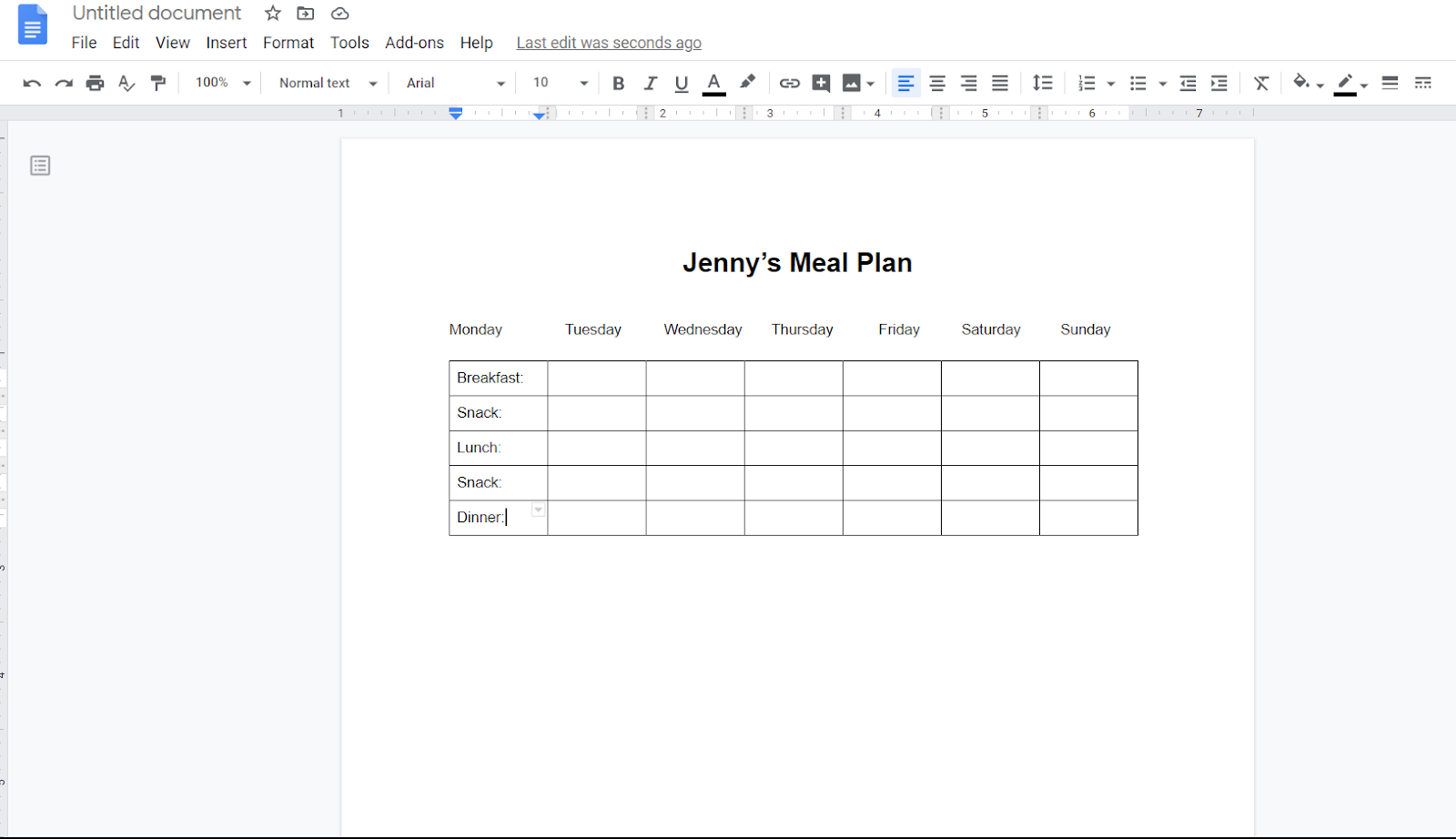Google Dokümanlar, takvim adımını 4 yapar