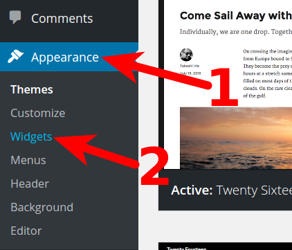 Ajouter un widget de médias sociaux