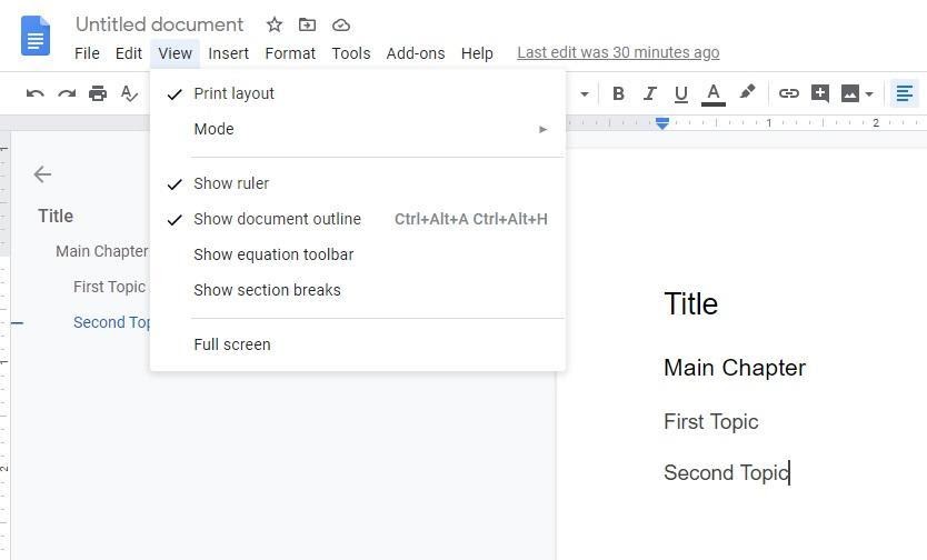แสดงโครงร่าง