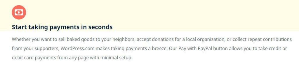 Opzioni di pagamento WordPress