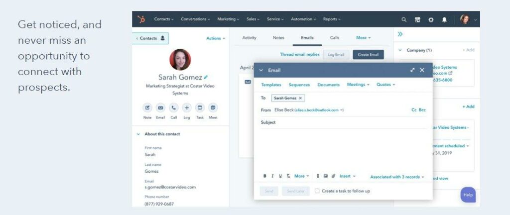 manajemen email hubspot