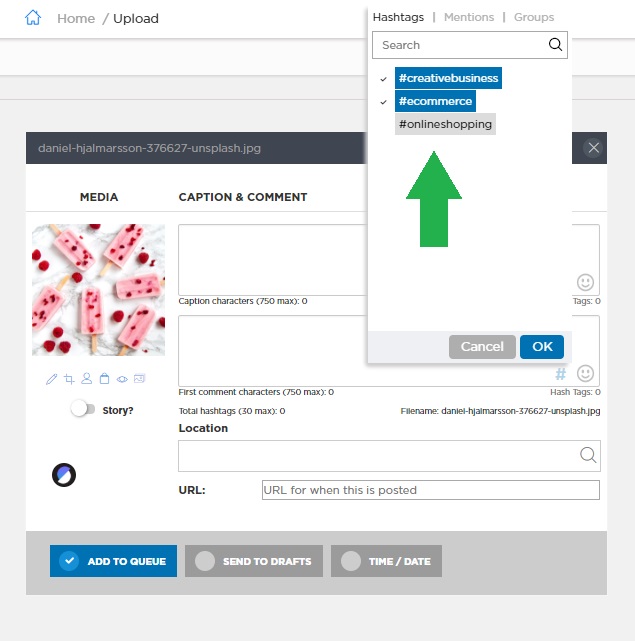 sağ-instagram-hashtags-küçük-işletmeler-kullanarak-schedugram-hashtag-yöneticisi-5 kullanma