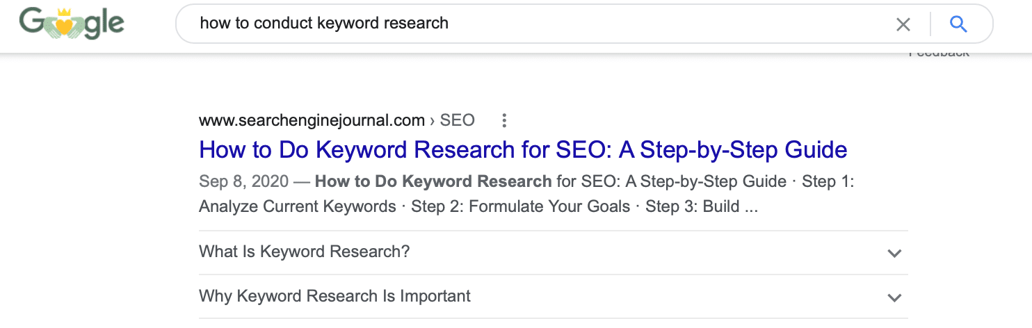 نتائج بحث Google عن "كيفية إجراء بحث الكلمات الرئيسية"