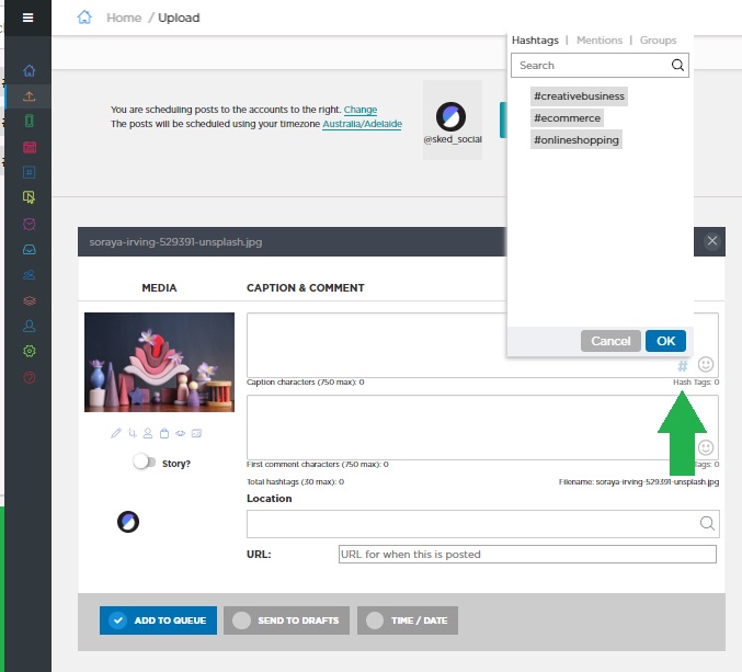 Instagram參與度-Sked Social