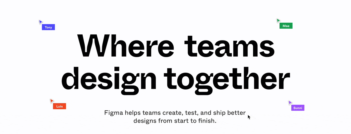 GIF pokazujący, co Figma robi dla Ciebie