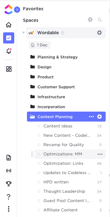 ClickUpプロジェクト管理ツール