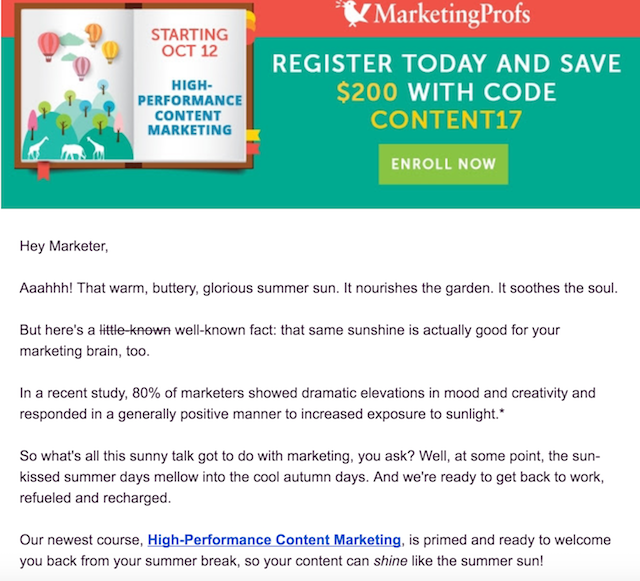 أفضل طريقة لزيادة نسبة فتح البريد الإلكتروني هي ذكر الفوائد التي سيحصل عليها المستلم