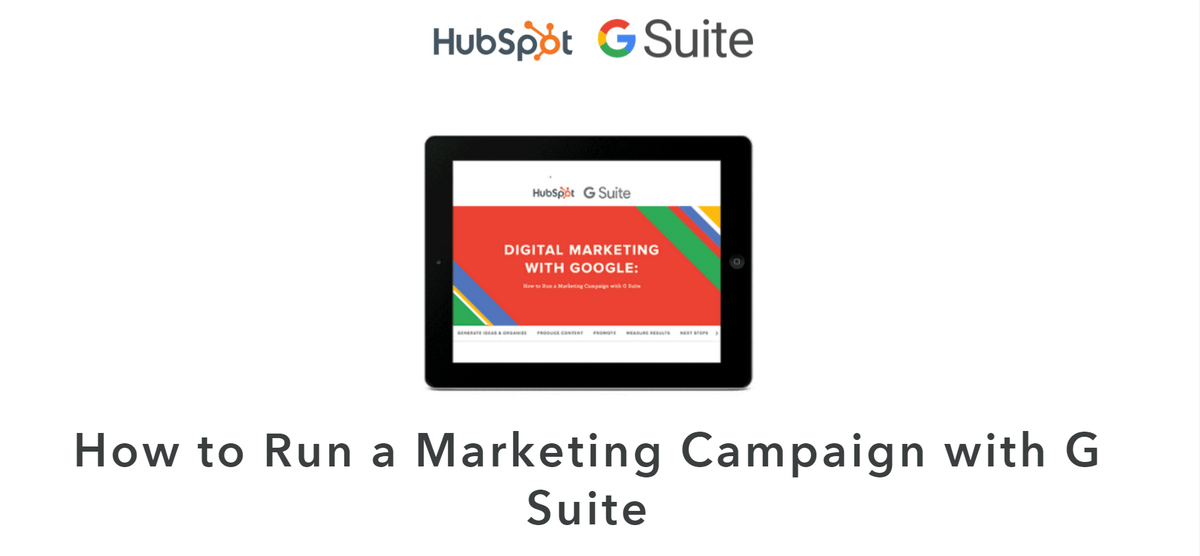 Bir pazarlama kampanyası için HubSpot açılış sayfası