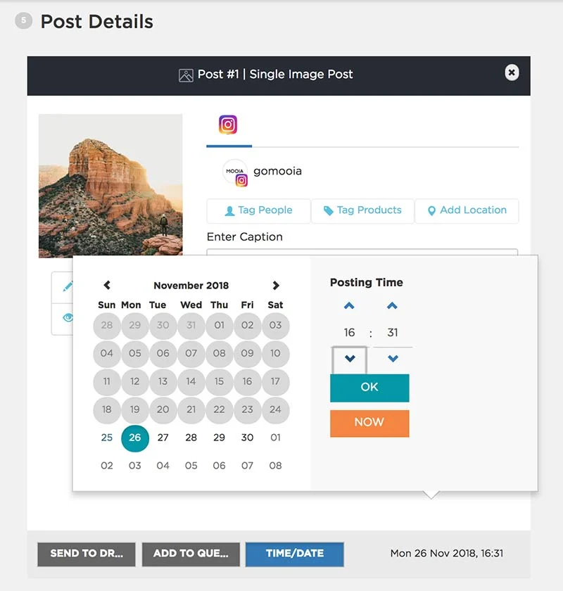 Planification des messages sked