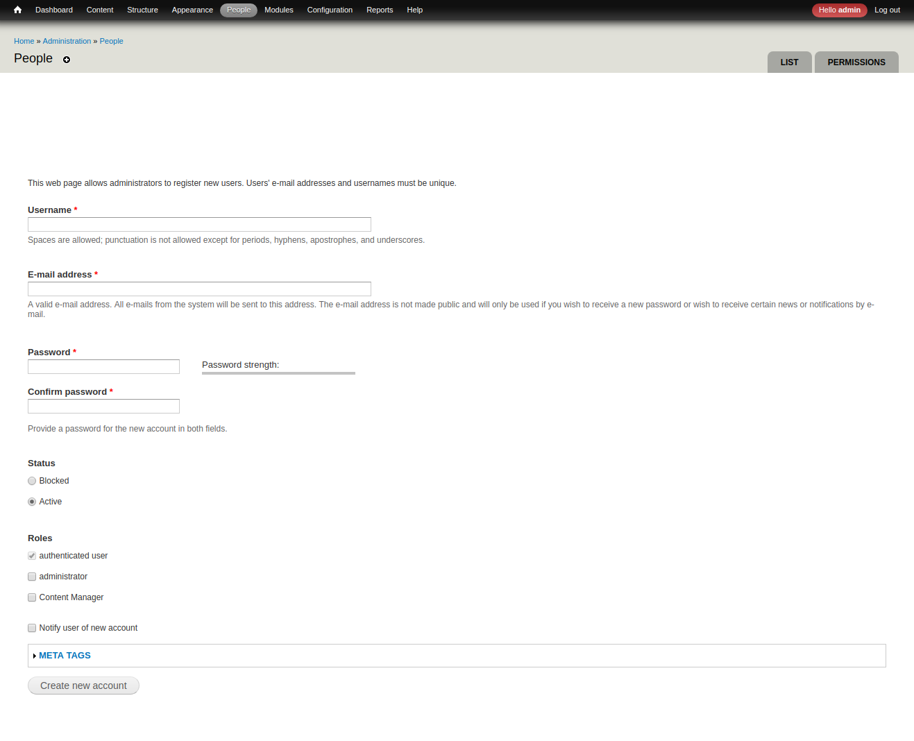 Zarządzanie użytkownikami
