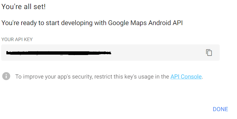 Google Maps AndroidAPIキー