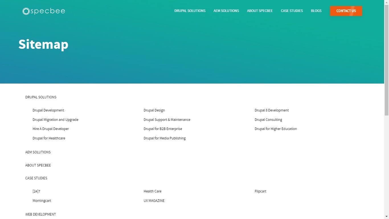 แผนผังเว็บไซต์