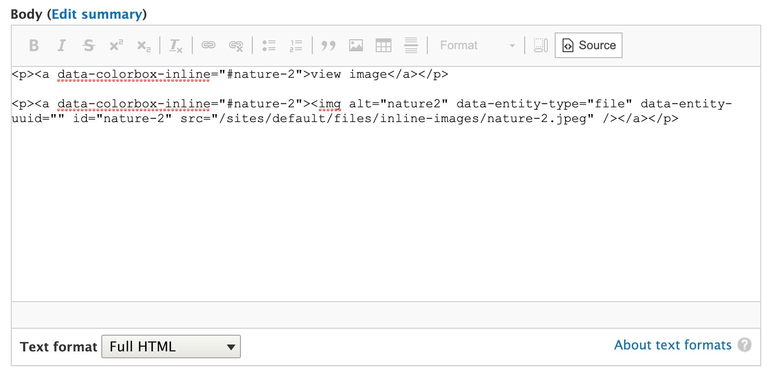 drupal'da renk kutusu
