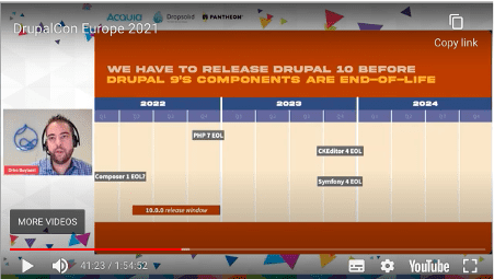 DriesNote la DrupalCon