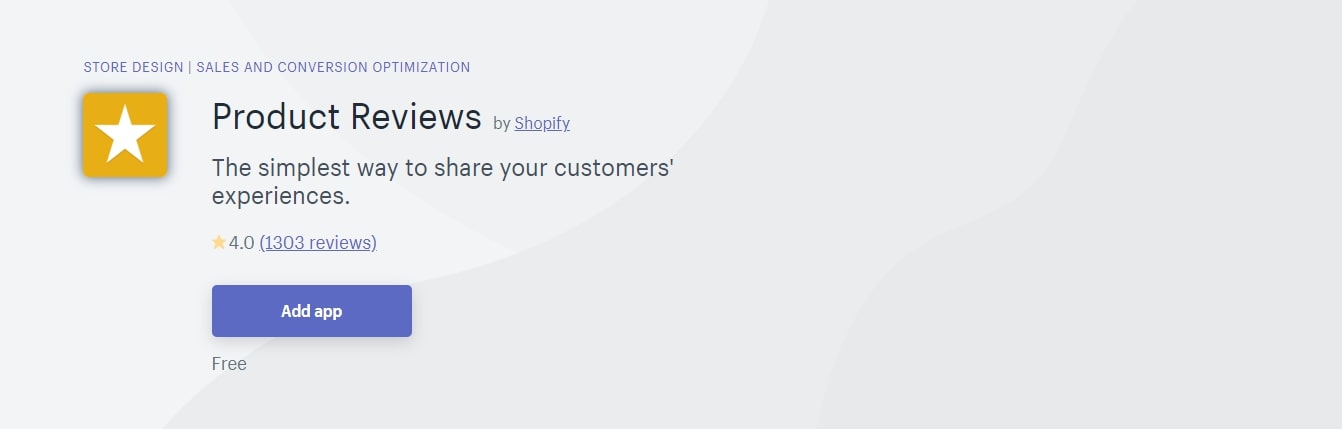 產品評論 Shopify 應用