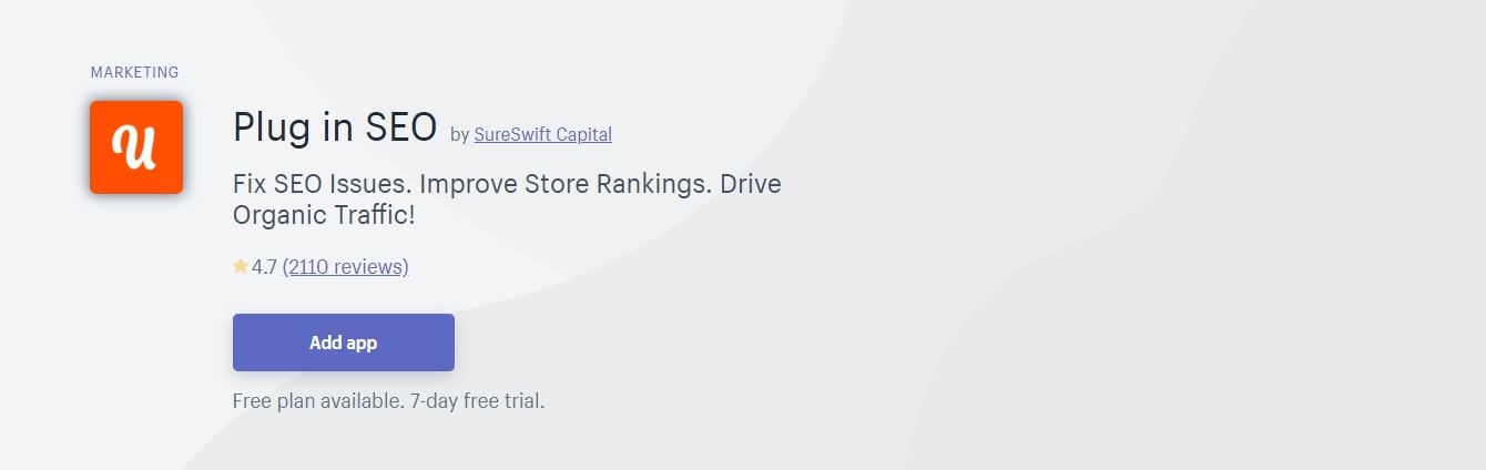 插入 SEO 應用程序