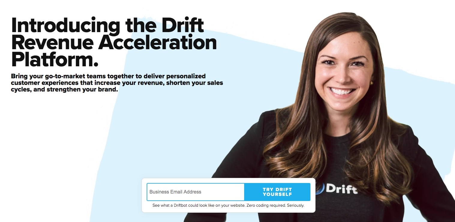 dérive page d'accueil