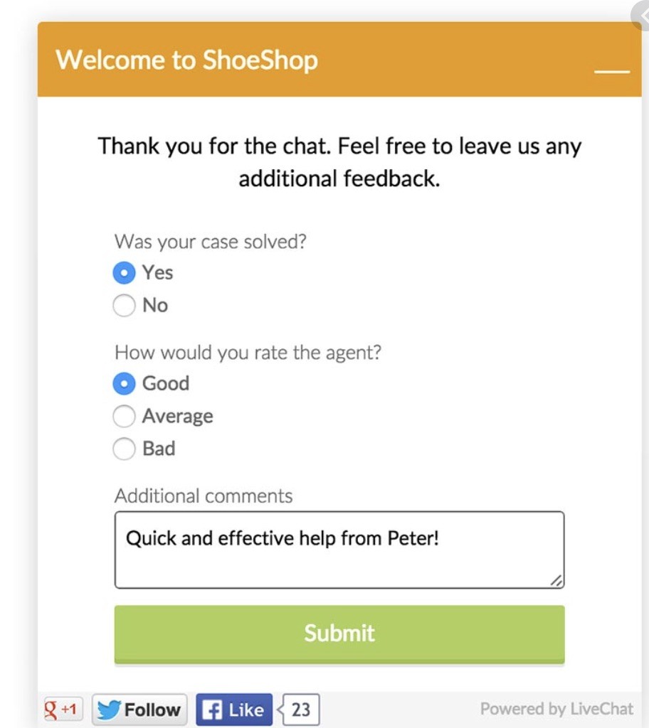 Timbal balik pelanggan
