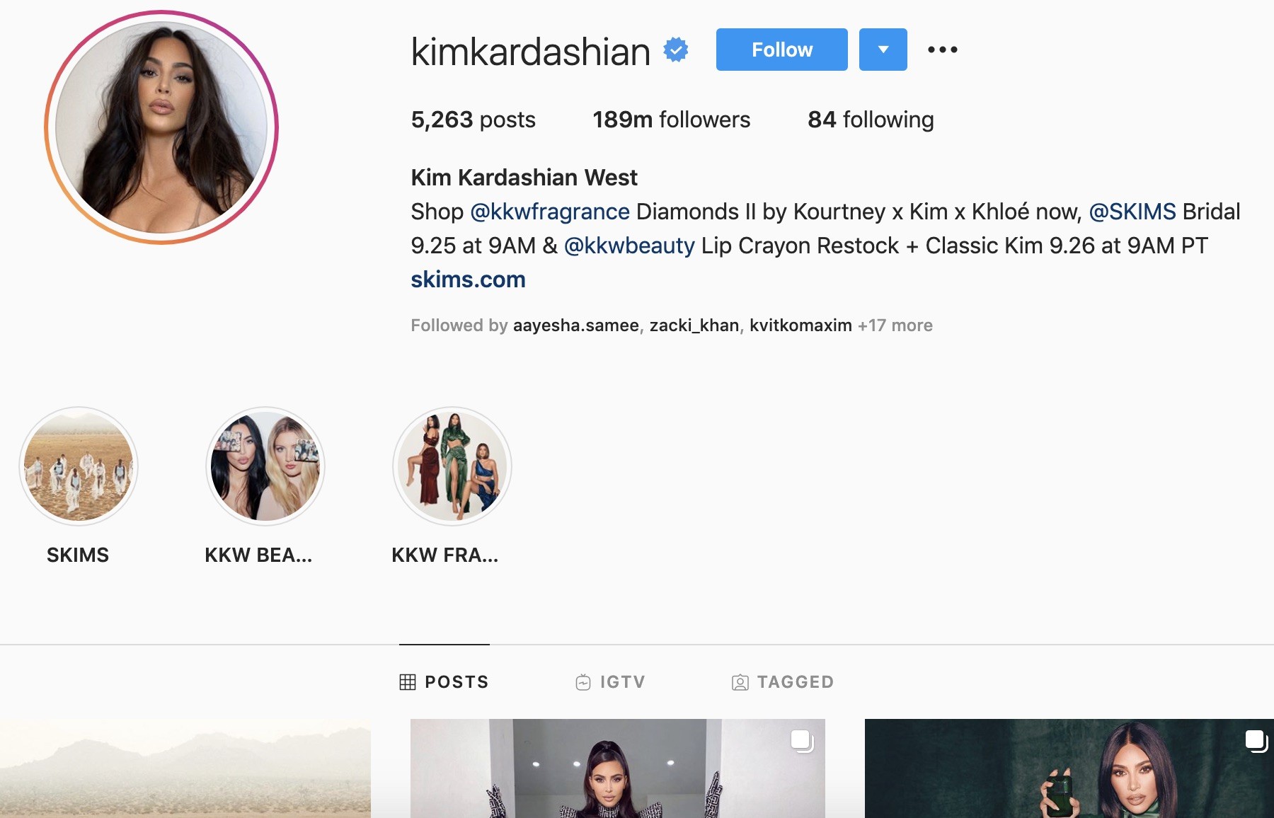 exemplu de marketing insta