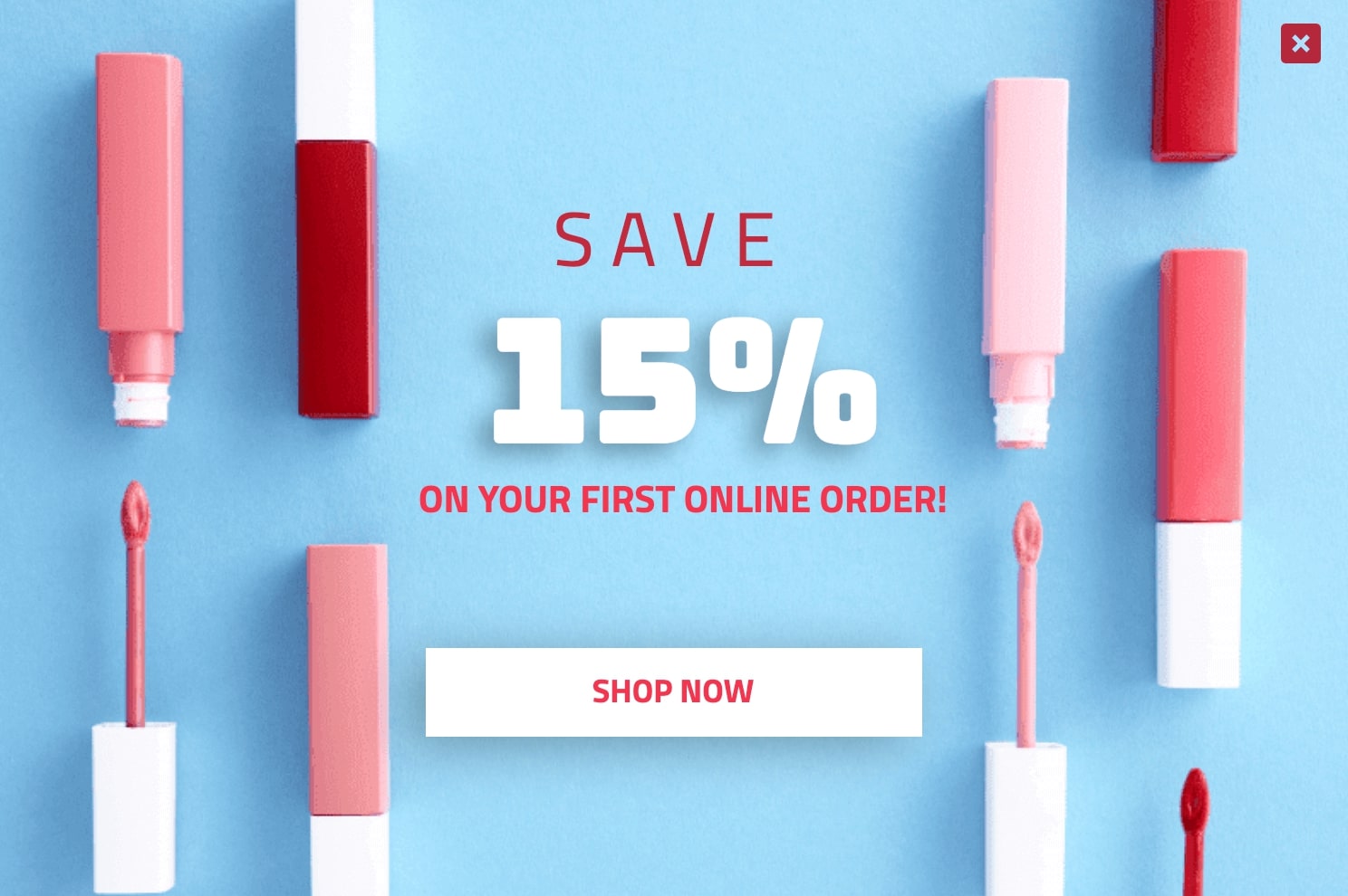 Exemplu de machiaj pop-up de Vinerea Neagră