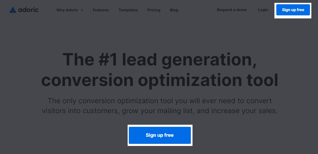 フォールドCTAの上