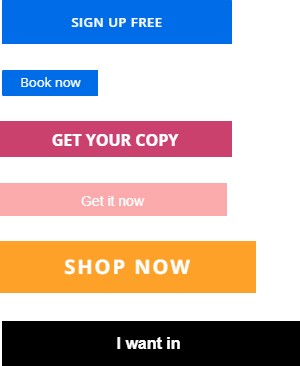 コンバージョンを促進するためのCTAボタン