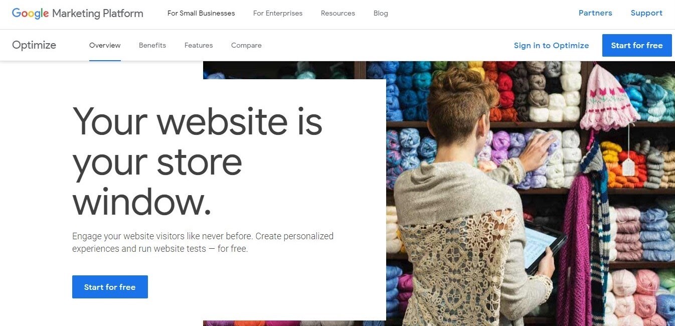 Google Optimize-Tool