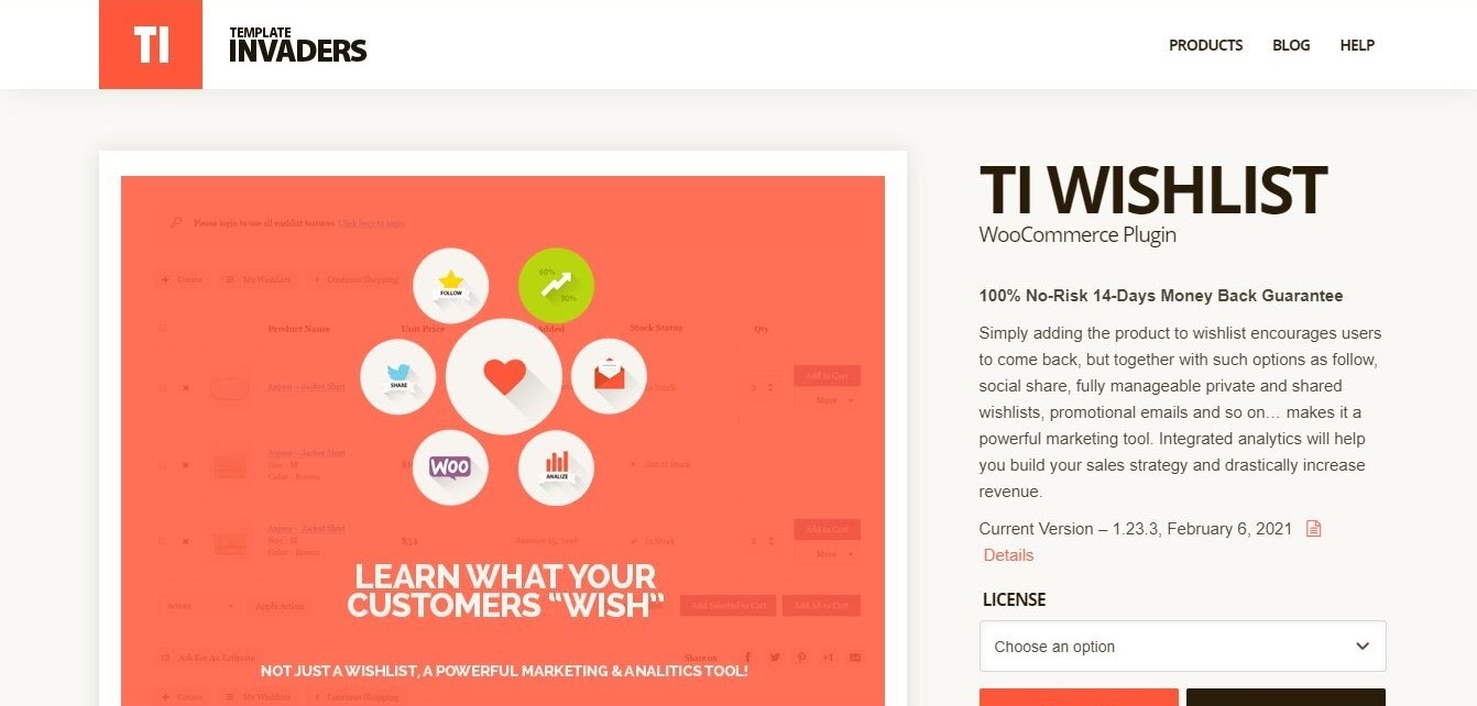 Woocommerceウィッシュリスト