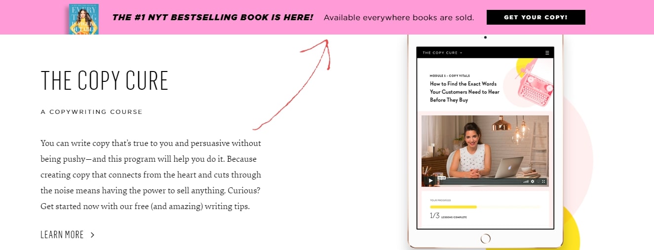 แถบด้านบนพร้อมข้อความและแนวคิดที่น่าสนใจ