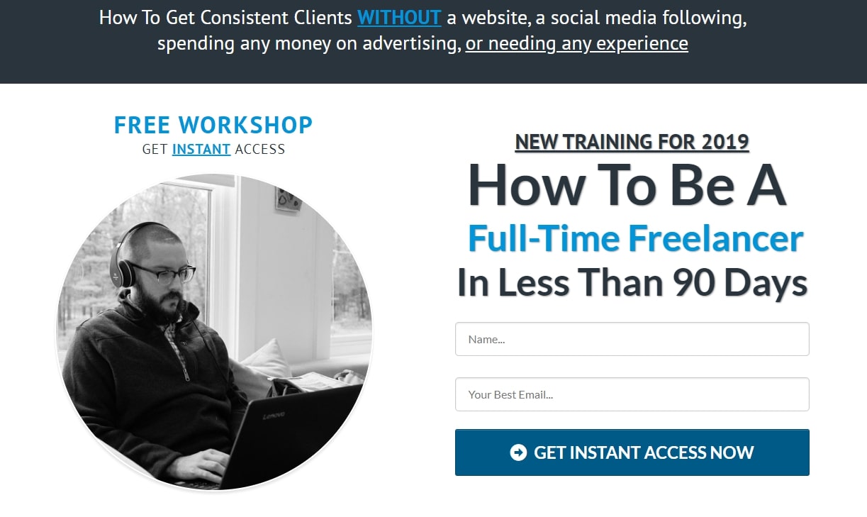 หน้าบีบของ Mark Shreeve พูดถึงจุดบอดของผู้ชม นำเสนอวิธีแก้ปัญหา และเสนอการกระทำเดียวเท่านั้น