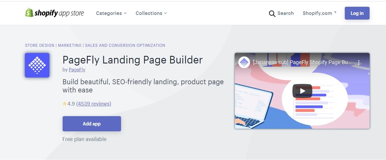 Creator de Pagefly pentru Shopify