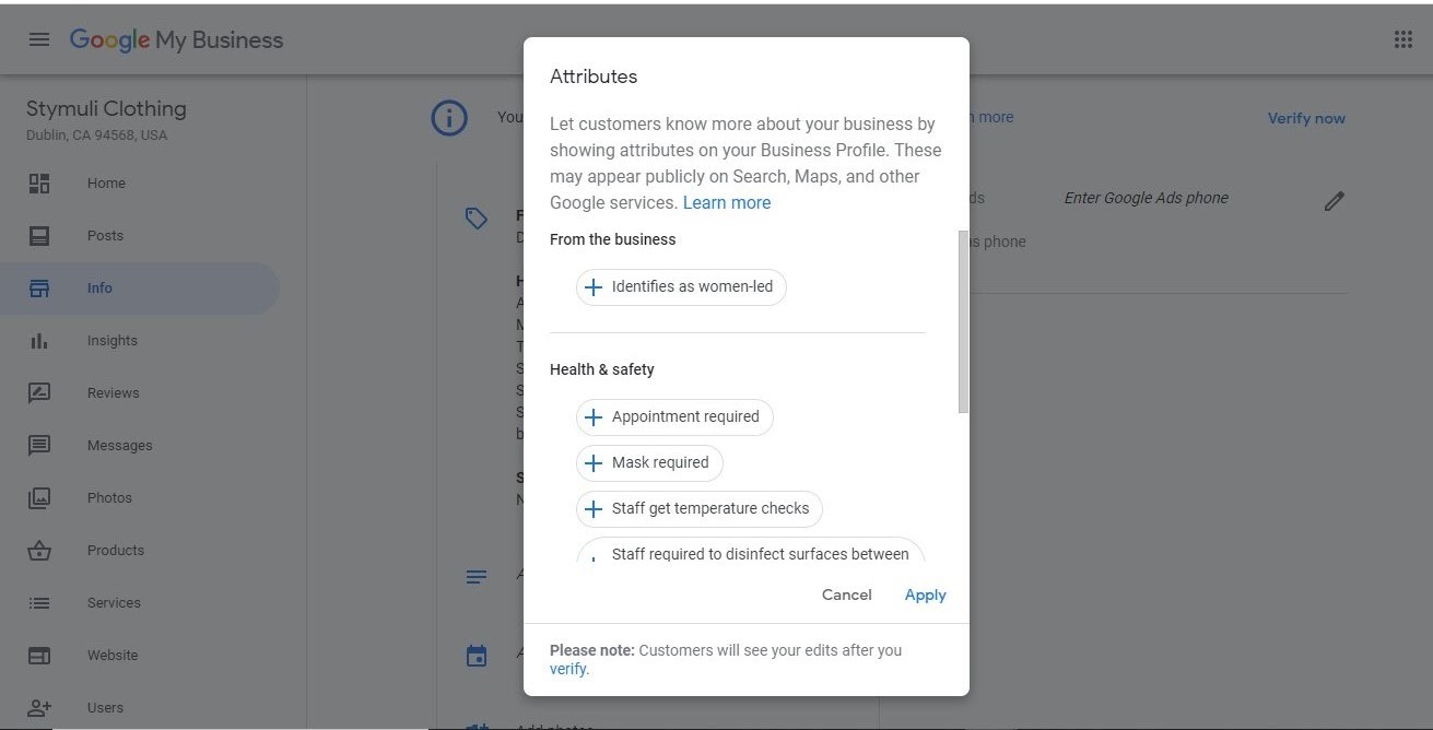 Optimieren Sie die Google My Business-Seite