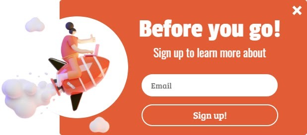 ป๊อปอัปทางออกของ Shopify