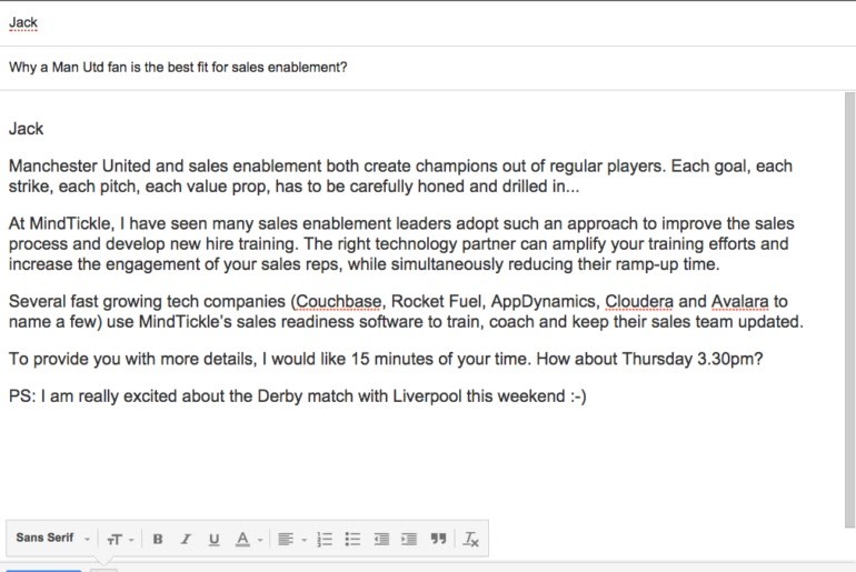 التسويق البارد عبر البريد الإلكتروني