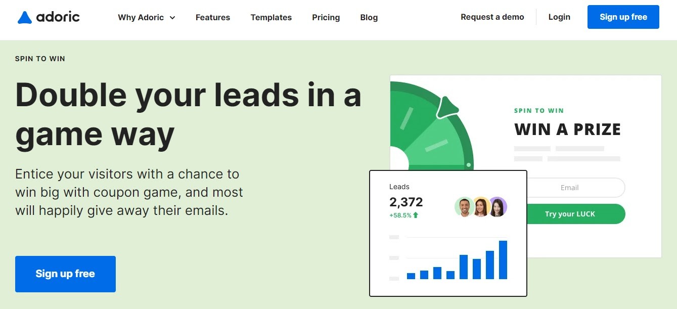 Cupom de roda da sorte adorável