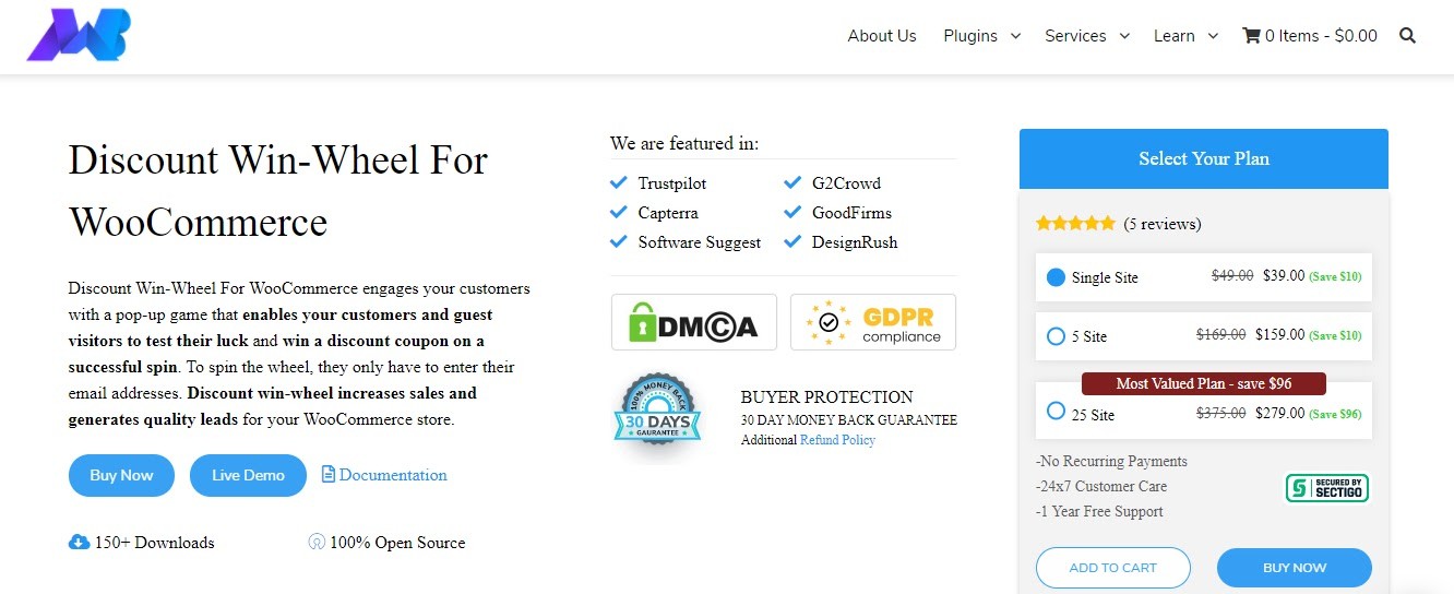 plugin de cupom de roda da sorte