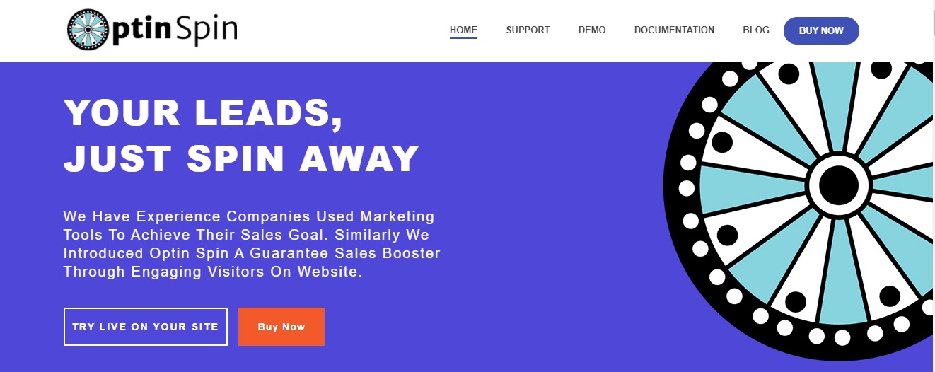 Plugin WordPress Spin-to-win Optin