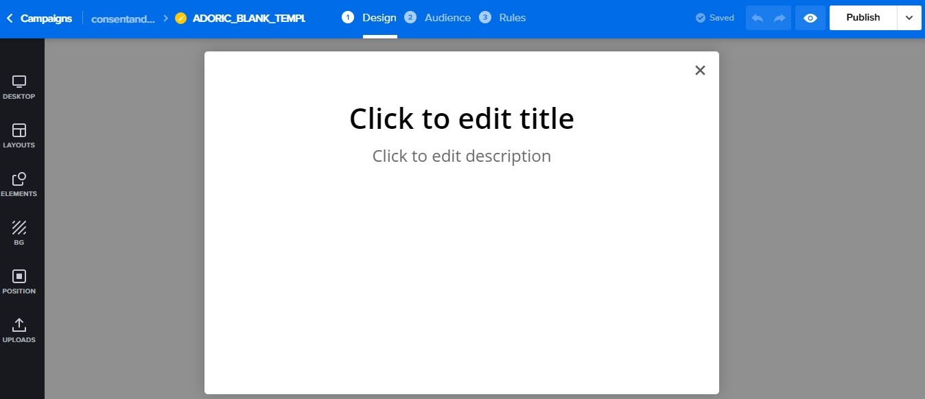 Editor de design adorável